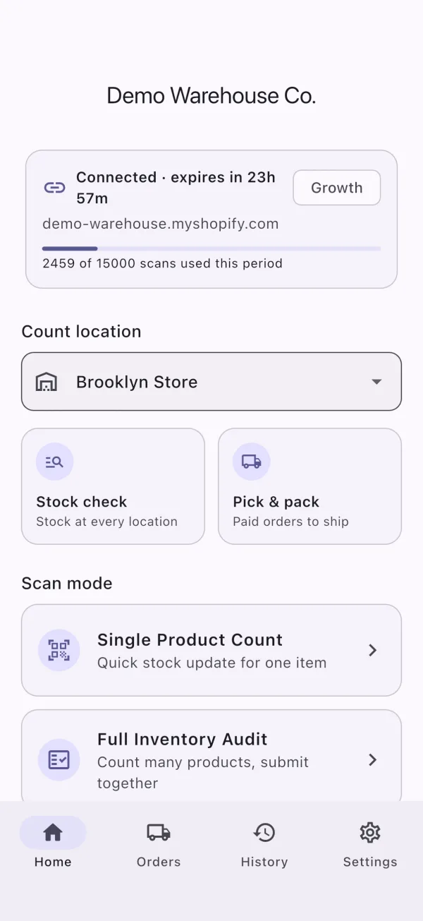 Rack Scanner app - Everything in one place